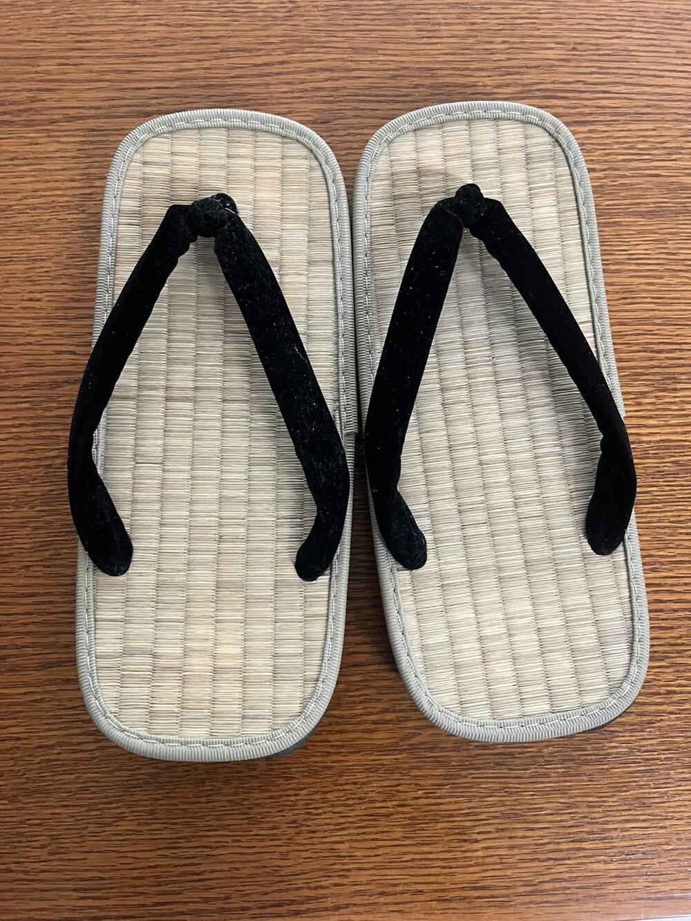 Japanese Tatami Slippers Setta Zori Sandals Woven Straw House Shoes
